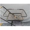 Image 2 : VINTAGE GROCERY CART WITH 2 WIRE BASKETS  LOCATION: LOWER LEFT