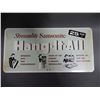 Image 1 : SAMSONITE HANG-IT- ALL D/S METAL SIGN SOME STAINING  16" X 8"  LOCATION: LOWER LEFT