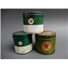 Image 2 : LOT OF 3 TEXACO LB GREASE CANS