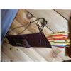 Image 3 : LOT OF 7 HUNTING RELATED ITEMS THE WINCHESTER BOOK 1 OF 1000 BOW, SAMORI SWORD, 2 ARROW POUCHES  2 S