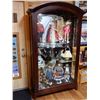 Image 2 : LIGHT UP 5 SHELF WOODEN DISPLAY CABINET CONTENTS NOT INCLUDED 43" X 14" X 78"  LOCATION: UPPER OFFIC