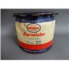 Image 1 : 1940 IMPERIAL 3 STAR MARVELUBE GREASE 25 LB PAIL EMBOSSED BOTTOM, SOME CONTENTS, DENTING & WEAR  LOC