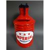 Image 1 : IMPERIAL 3 STAR OIL 5 GALLON CAN EMBOSSED - REPAINTED  LOCATION: LOWER LEFT