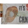 Image 2 : TEXACO IT'S SPRING CHANGE OIL NOW CANVAS BANNER