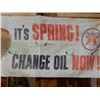 Image 4 : TEXACO IT'S SPRING CHANGE OIL NOW CANVAS BANNER