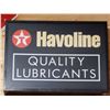Image 1 : TEXACO HAVOLINE QUALITY LUBRICANTS LIGHT BOX