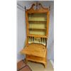 Image 2 : SECRETARY DESK 3 SHELVES - 3 DRAWERS  26" X 15" X 72" WITHOUT CONTENTS  LOCATION: LOWER LEFT