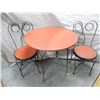 Image 2 : ICECREAM PALOR TABLE & 2 CHAIRS SOLID SEATS  LOCATION: LOWER LEFT