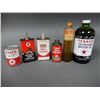 Image 1 : LOT OF TEXACO 4 CANS  2 OIL BOTTLES