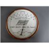 Image 1 : UNION DRAWN STEEL CO. THERMOMETER HAMILTON, ONT COPPER  9 1/4" GENERAL STORE LOCATION: GENERAL STORE