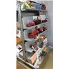 Image 2 : DOUBLE SIDED METAL SHELF UNIT ON CASTERS