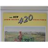 Image 2 : JOHN DEERE VINYL 420 TRACTORS ADVERTISMENT