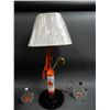 Image 1 : LOT OF 3 SUPERTEST  COLLECTIBLES OIL PUMP RESTORED TO SUPERTEST LAMP  2 MAPLE SURUP BOTTLES WITH SUP