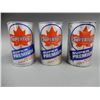 Image 1 : LOT OF 3 SUPERTEST PREMIUM MOTOR OIL IMP QT CANS EMBOSSED TOPS - 2 FULL  SOME WEAR ON ALL SUPERTEST 