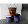 Image 5 : ASSORTMENT OF GENERAL STORE PAILS  TINS