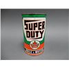 Image 2 : SUPERTEST SUPERDUTY MOTOR OIL IMP QT CAN BILINGUAL - EMBOSSED TOP - GOOD GRAPHICS - SMALL  DENTING L