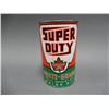 Image 1 : SUPERTEST SUPERDUTY MULTI-GRADE OIL IMP QT CAN BILINGUAL - NO TOP - DENTING & WEAR LOCATION: SUPERTE