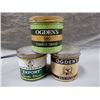 Image 2 : LOT OF 7 TOBACCO 1/2 LB CANS 3 MACDONALD'S, 2 OGDEN'S, AMPHORA PIPE TABOACCO, CLUB CHEWING TOBACCO U