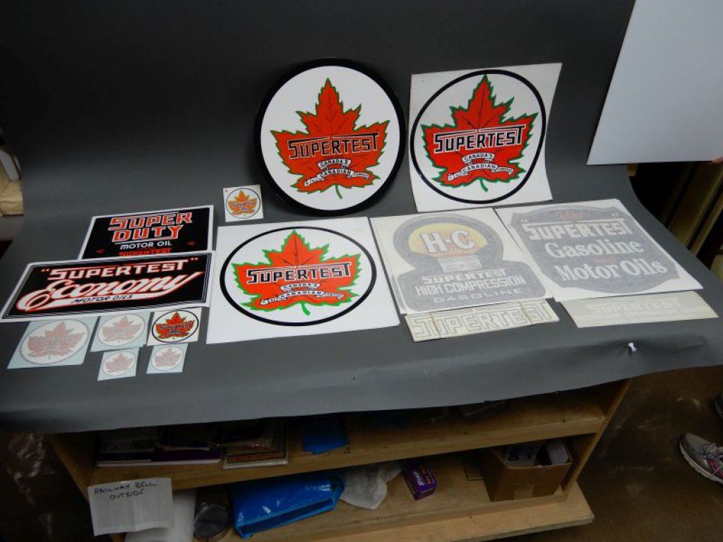 Super Test Sticker LARGE ASSORTMENT OF SUPERTEST DECALS & STICKERS VARIOUS SIZES 2