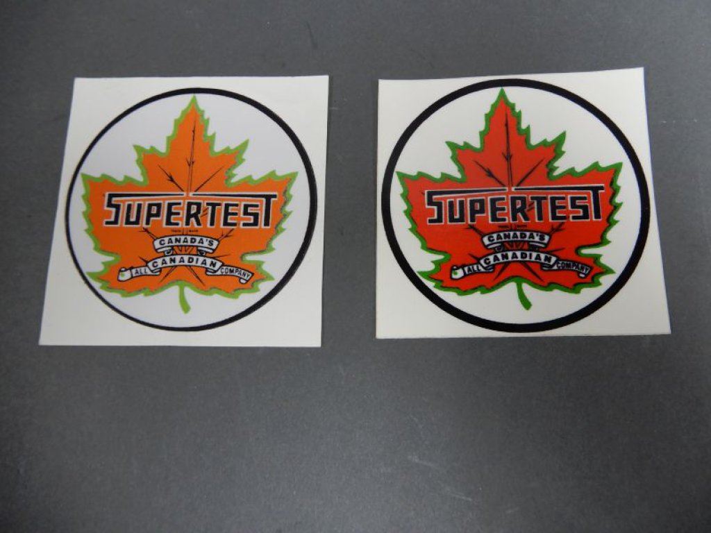 Super Test Sticker LARGE ASSORTMENT OF SUPERTEST DECALS & STICKERS VARIOUS SIZES 2