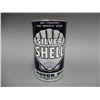 Image 1 : SILVER SHELL MOTOR OIL IMP QT CAN EMBOSSED TOP - SOME WEAR LOCATION: LOWER LEFT