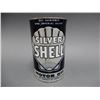 Image 2 : SILVER SHELL MOTOR OIL IMP QT CAN EMBOSSED TOP - SOME WEAR LOCATION: LOWER LEFT