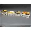 Image 1 : LOT OF 4 SHELL ERTL BANKS/BOXES ONE IS MISSING COVER & KEY LOCATION: LOWER LEFT
