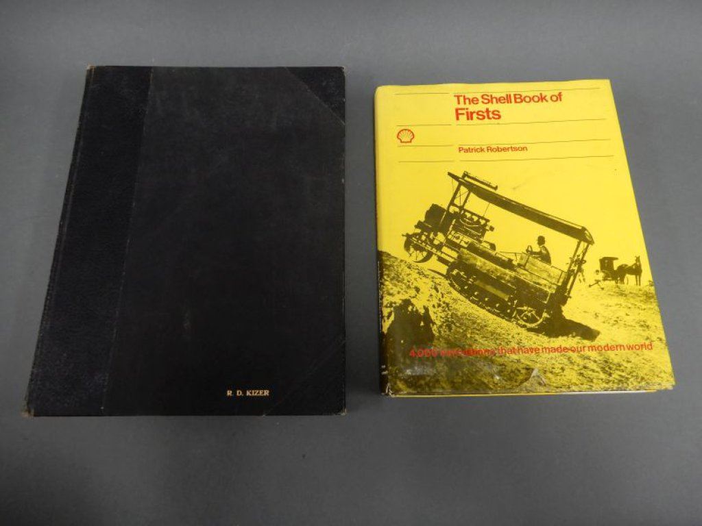 LOT OF 2 SHELL HARD COVER BOOKS 1953 SHELL PROGRESS - THE SHELL BOOK OF ...