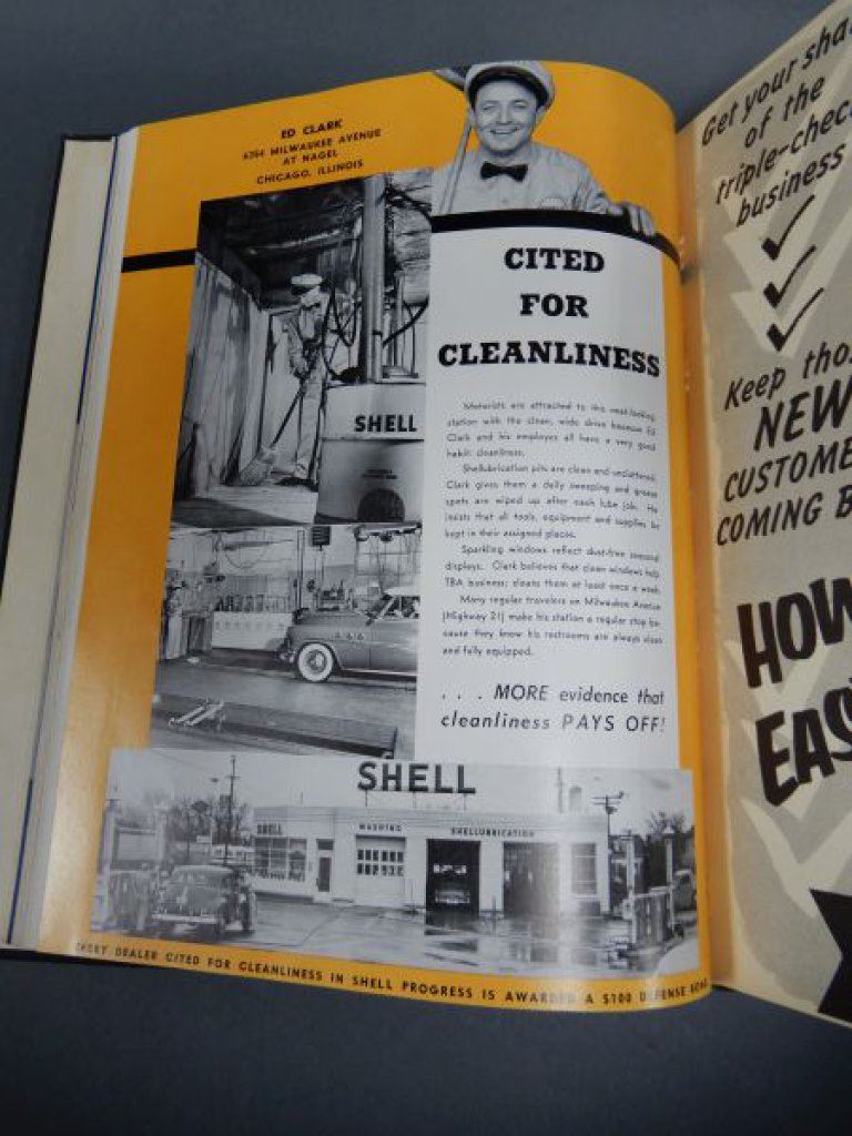 LOT OF 2 SHELL HARD COVER BOOKS 1953 SHELL PROGRESS - THE SHELL BOOK OF ...