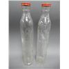 Image 1 : 2 SHELL IMP QT OIL BOTTLES WITH SAE 10 CAPS GOOD GRAPHICS LOCATION: LOWER LEFT