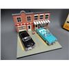Image 2 : 1950'S TOWN DIORAMA WITH BOX 2 BOXED1957 CHEVY BEL AIR REPLICAS LOCATION: LOWER LEFT