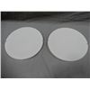 Image 2 : LOT OF 2 GLASS 10" LENSES NOS UPPER LEFT LOCATION: UPPER LEFT