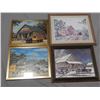 Image 1 : ++LOT OF 4 FRAMED COCA-COLA PICTURES 24" X 20 26 3/4" X 22 3/4" 2 - 1995 COCA-COLA CO. 17 3/4" X 21 