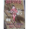 Image 2 : BEEF EATER LONDON DISTILLED DRY GIN FRAMED MIRROR 32" X 22 1/2" UPPER LEFT LOCATION: UPPER LEFT