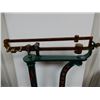 Image 4 : FAIRBANKS SCALE BRASS & CAST - REPAINT - WITH WEIGHTS LOCATION: GENERAL STORE