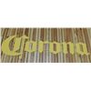 Image 1 : CORONA PLASMA CUT SIGN 48" X 16" UPPER LEFT LOCATION: UPPER LEFT