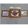 LOT OF 4 BEER SIGNS OCTOBERFEST FRAMED MIRROR S/S ALUM CLUB ALE SIGN  BAJUS KINGTON BREWERY FRAMED P