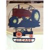 Image 1 : LOT OF 2 PLASMA CUT OUTS J.I.CASE & FARM ALL TRACTOR UPPER RIGHT LOCATION: UPPER RIGHT