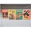Image 1 : LOT OF 4 EARLY COMIC BOOKS ROY ROGERS, RAWHIDE, TOM MIX WESTERN ROUNDUP  UPPER RIGHT LOCATION: UPPER