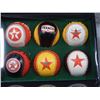 Image 2 : TEXACO LIMITED EDITION SET OF 6 BASEBALLS WITH CERTIFICATE OF AUTHENTICITY & BOX UPPER RIGHT LOCATIO