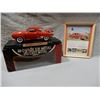 Image 1 : LOT OF 2 1950'S STUDEBAKER COLLECTIBLES FRAMED ADVERTISMENT 11" X 9"  DIE-CAST 1950 STUDEBAKER 1:18 