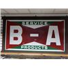 Image 1 : B/A BOWTIE FRAMED S/S PORC SIGN 69" X 38" - TOUCH UP LOCATION: GENERAL STORE