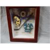 Image 2 : LOT OF 3 HOCKEY COLLECTIBLES TORONTO MAPLE LEAFS SHADOW BOX CLOCK & 2 BECKETTT HOCKEY MAGAZINES 1990