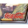 Image 2 : FRAMED COCA-COLA PICTURE HERE'S A GLASS FOR YOU SODA SHOP LOCATION: SODA SHOP
