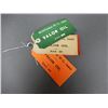 Image 2 : GROUPING OF TEXACO COLLECTIBLES 5 OIL TAGS - HAVOLINE VISOR - McCOLL-FRONTENAC  TRANSSION HAVOLINE I