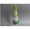 Image 2 : TEXACO QT OIL BOTTLE AUSTRALASIA EMBOSSED ON BOTTLE - STICKERED SPOUT &  CAP LOCATION: LOWER RIGHT