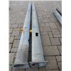 Image 1 : LOT OF 2 GALVANIZED UTILITY POLES WITH SWITCHES - 15" X 15" X 180"