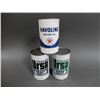 Image 1 : 3 TEXACO MOTOR OIL FULL IMP QT CANS 1 HAVOLINE, 1 TEXACO URSA SUPER DUTY &  1 TEXACO  URSA HEAVY DUT