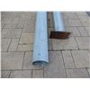 Image 3 : LOT OF 2 GALVANIZED UTILITY POLES 17" X 17" X 185" POLE FAB INC. WOODBRIDGE, ONT -  WITH CROSS WALK 