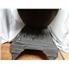 Image 2 : MAGIC ELF CAT WOOD STOVE CHICAGO, ILL -  DAMAGE IN STOVE BACK- 20 1/2" X 21  1/2" X 24" LOCATION: LO
